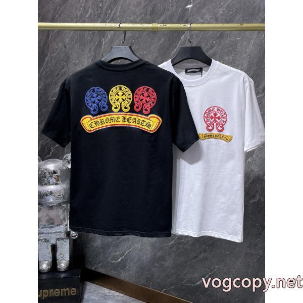 半袖Tシャツ通販 ブランドCHROME HEARTS注目される 魅力的 今年のトレンドのシルエット