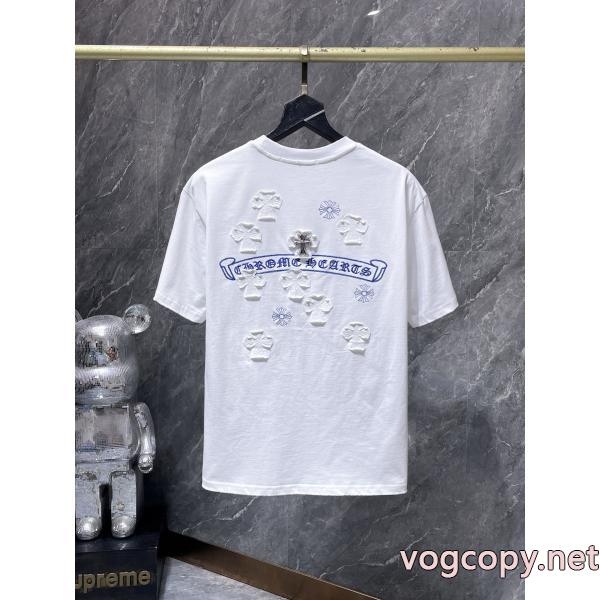 偽 ブランド サイトCHROME HEARTS半袖Tシャツ大人かっこいい 超カッコイイ 最安値！ 