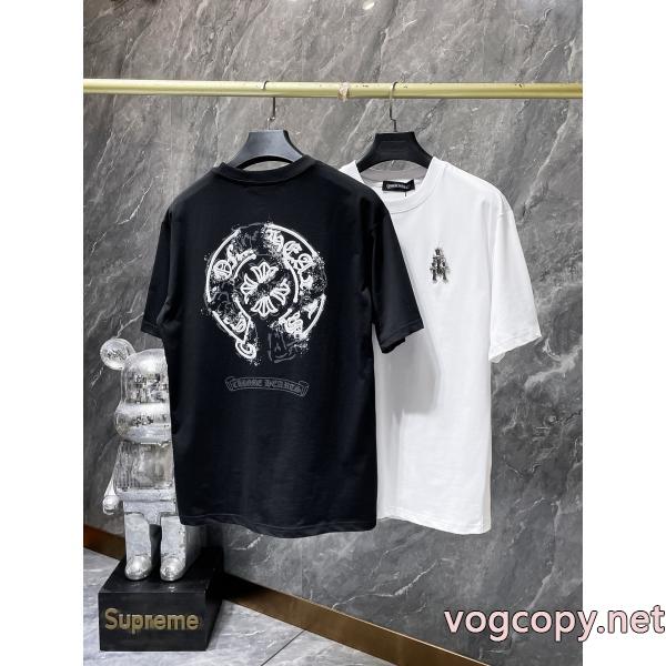 半袖Tシャツ洗練されたおしゃれ感を持つ 存在感拔群 素敵 コピー 通販CHROME HEARTS