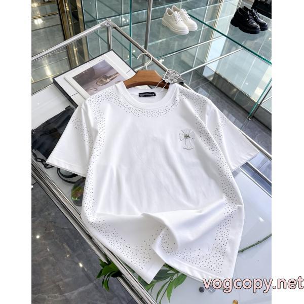 ブランド 通販 激安風合いが出る オススメ新作商品 逸品CHROME HEARTS半袖Tシャツ
