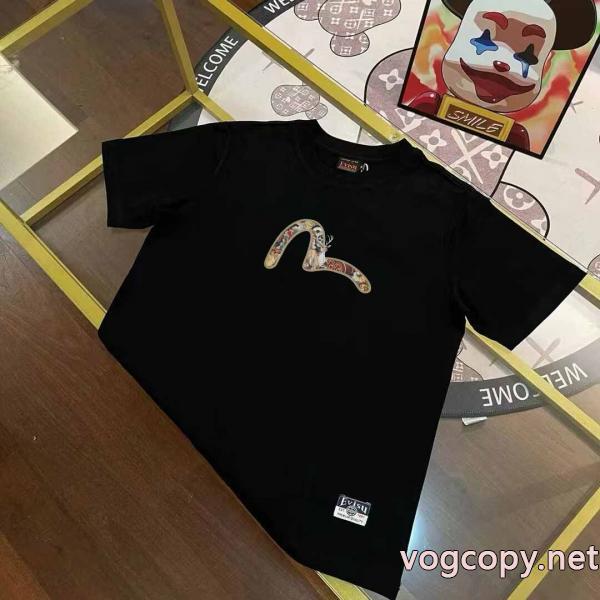スーパー コピー 安心TシャツEVISU上品カジュアルな雰囲気に 若々しい雰囲気 20262026トレンドファッション新作.