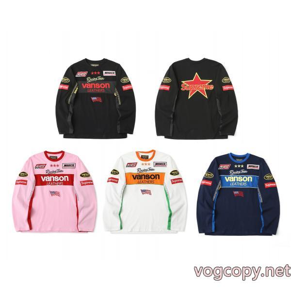 偽物 ブランドSUPREME柔らかな肌触り 人気急上昇中 お得定番長袖Tシャツ