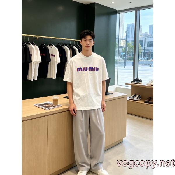 Tシャツブランド コピー 激安ミュウミュウ26SS海外直営 秀逸アイテム 数量限定特売品.