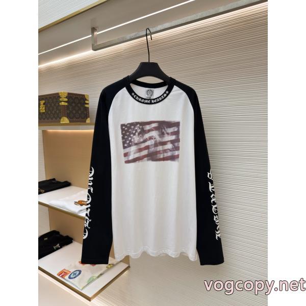 CHROME HEARTS全民望むな新作 2026定番新作 アイドル着用長袖Tシャツコピー ブランド 販売