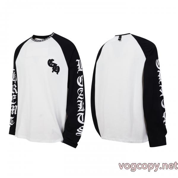 偽 ブランド 販売パーフェクト 視線を集めて 稀少*新品長袖TシャツCHROME HEARTS
