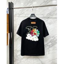 新作入荷新作登場 ブランド新作を先取り 輝かしいブランド 品 コピーLOUIS VUITTON半袖Tシャツ