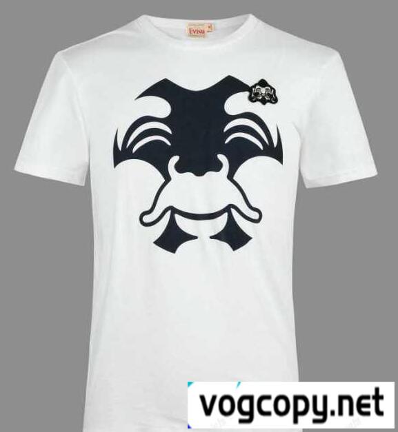 速乾　EVISU エヴィス　tシャツ メンズ　クルーネック 丸首 無地 