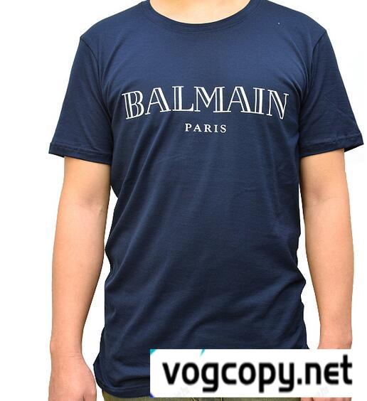 男女兼用 バルマン BALMAIN 無地 安いロゴプリント半袖Tシャツ16137590