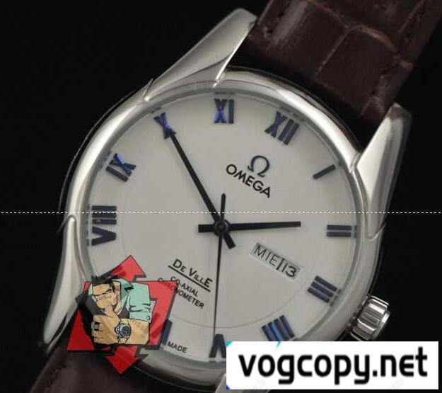 新入荷　オメガ OMEGAデ・ビル 性能と品質を示すメンズ 自動巻 き腕時計 42413402002001 ホワイト