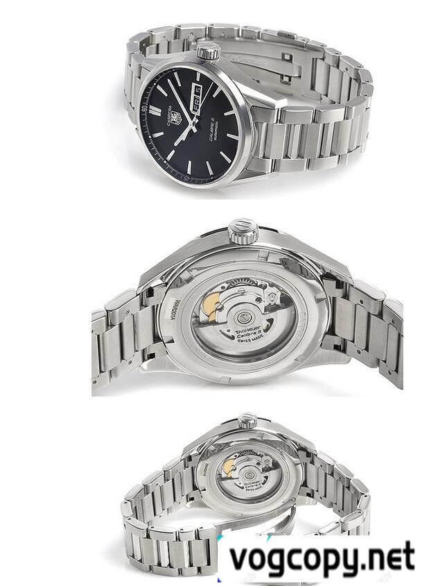 高級感 タグ・ホイヤー TAG HEUER カレラ キャリバー5  WAR201E.BA0723  デイデイト搭載の3針モデル 41mm 時計 メンズ