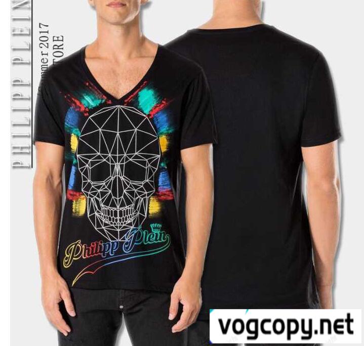 最高の触感　フィリッププレイン PHILIPP PLEIN 　十分な存在感を放つ半袖tシャツブランドメンズ