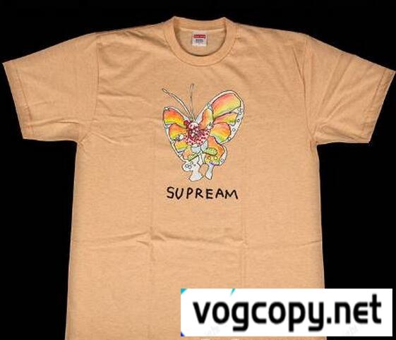 今季セール　シュプリーム 大人っぽい個性派のＴシャツ　オレンジ.