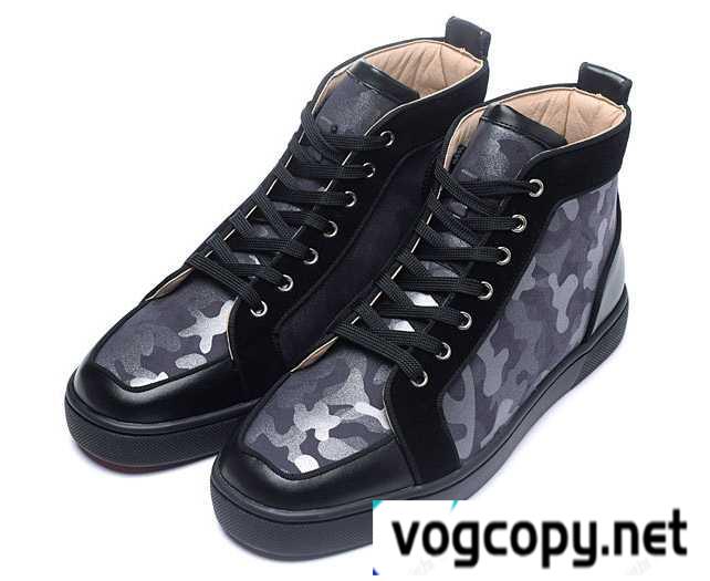 2018年春夏新作クリスチャンルブタンスニーカーコピーCHRISTIAN LOUBOUTIN人気激売れハイカットメンズシューズレザー