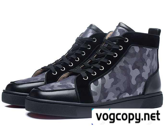 2018年春夏新作クリスチャンルブタンスニーカーコピーCHRISTIAN LOUBOUTIN人気激売れハイカットメンズシューズレザー