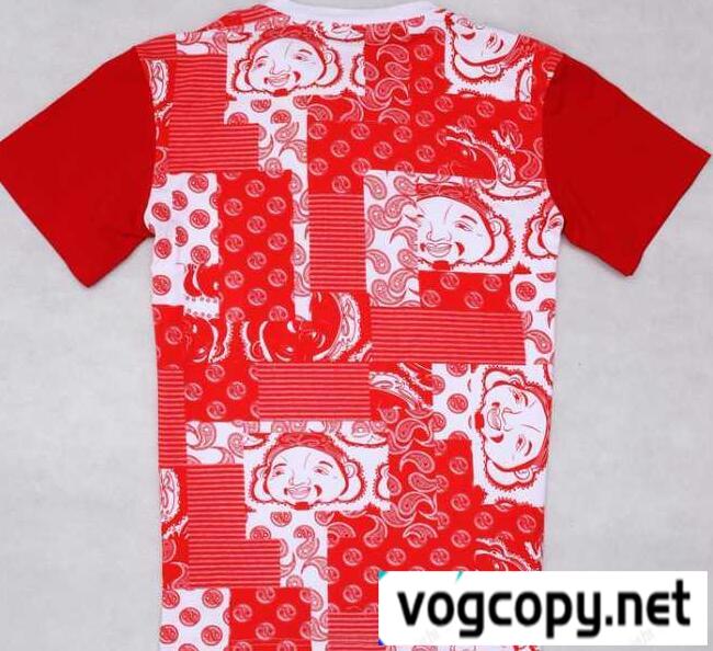 快適な着心地を保つEVISU エヴィス　伸縮性のある半袖 Tシャツ 2色可選.