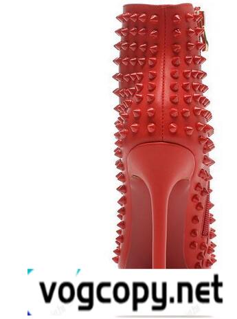 評判が高いChristian Louboutinクリスチャンルブタン スタッズ レッドソール ブーツ ヒール高さ12CM.