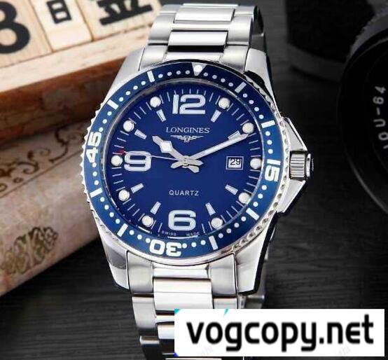 高品質 LONGINES ロンジン 視認性が高い男性用腕時計 3針クロノグラフ 日付表示 8色可選.