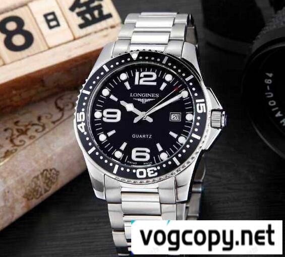 高品質 LONGINES ロンジン 視認性が高い男性用腕時計 3針クロノグラフ 日付表示 8色可選.
