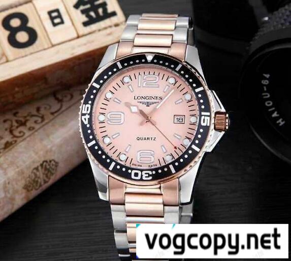 高品質 LONGINES ロンジン 視認性が高い男性用腕時計 3針クロノグラフ 日付表示 8色可選.