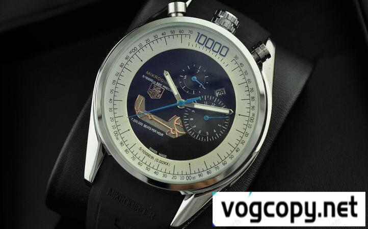 実用性も抜群タグホイヤー腕時計メンズ　TAG HEUER　 5針クロノグラフ　 43.55mm　飽きのこないメンズモデル