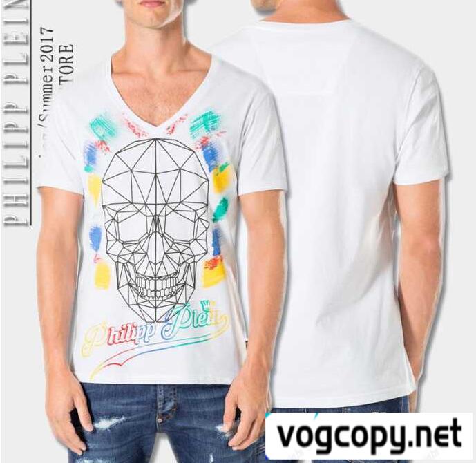 最高の触感　フィリッププレイン PHILIPP PLEIN 　十分な存在感を放つ半袖tシャツブランドメンズ