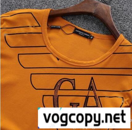 肌触り心地いいアルマーニメンズ服長袖TシャツARMANIカットソー インナートップス2色可選