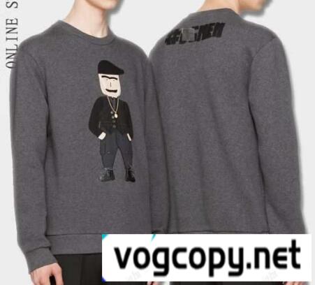 ふんわり柔らかくドルガバ コピー 服 Dolce&Gabbana 裏起毛 長袖トレーナーパーカークルーネックスウェット