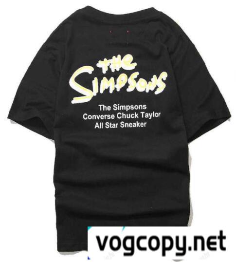 トレンド シュプリームコピーＴシャツ SUPREME シンプソンプリント半袖クールネックブラック