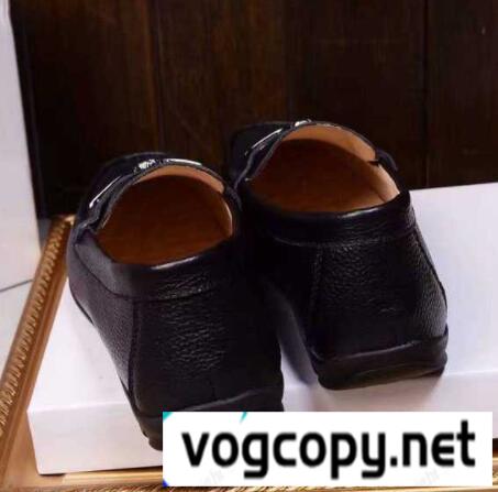 ヴェルサーチ靴メンズロファードライビングシューズVERSACEスリッポンビジネス靴本革通勤2色可選
