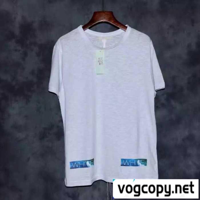 抜群な存在感オフホワイトｔシャツ格安OFF-WHITEコピー定番のクルーネック半袖Tシャツメンズトップス