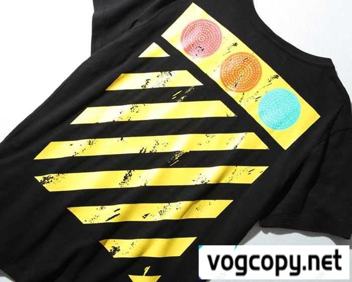 2018春夏新品OFF-WHITEオフホワイトＴシャツ通販男女兼用半袖クルーネックトップスブラック、ホワイト2色