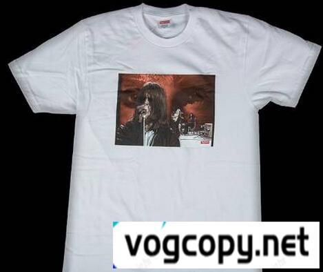 快適に　シュプリーム ブラックサバス パラノイド　素敵なTシャツ	ホワイト.