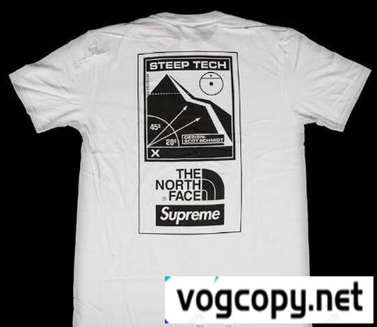 お買い得　シュプリーム ノースフェイススティープテック　肌触りの良いTシャツ　ホワイト.