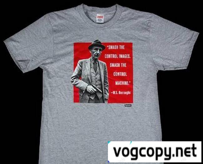 大人っぽいシュプリーム ウィリアム・S・バロウ カジュアルにTシャツ グレー.