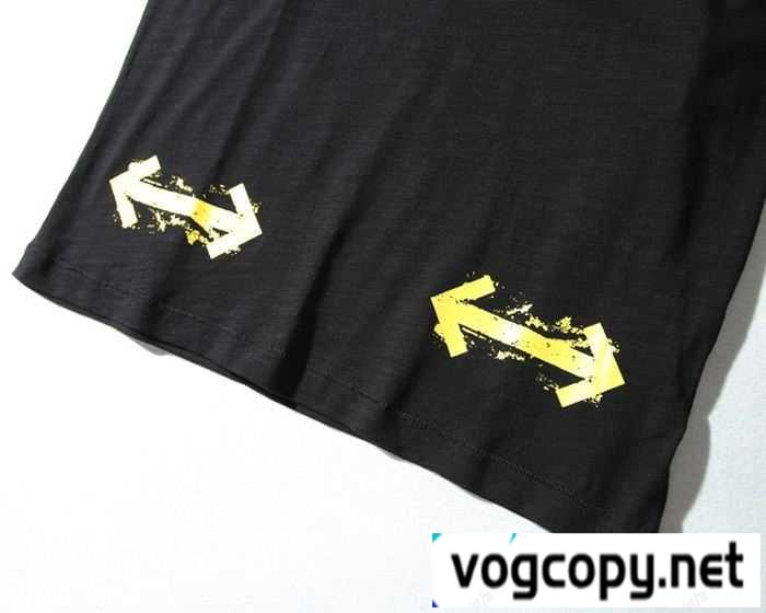 2018春夏新品OFF-WHITEオフホワイトＴシャツ通販男女兼用半袖クルーネックトップスブラック、ホワイト2色