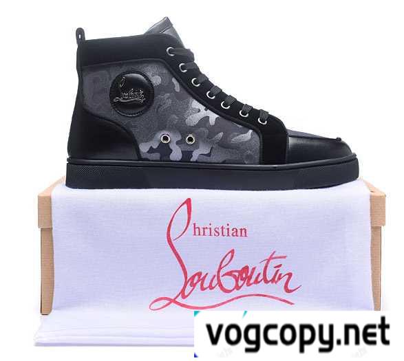 2018年春夏新作クリスチャンルブタンスニーカーコピーCHRISTIAN LOUBOUTIN人気激売れハイカットメンズシューズレザー