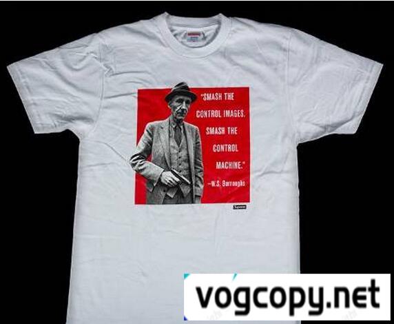 存在感に溢れるアイテム　シュプリーム ウィリアム・S・バロウ　おちついた Tシャツ　ホワイト.