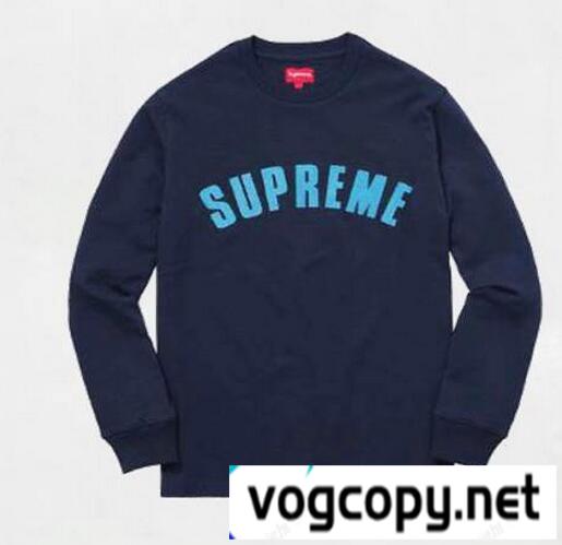 伸縮性が抜群な supreme コピー 通販 　オシャレ度が高いＴシャツ ネイビー.