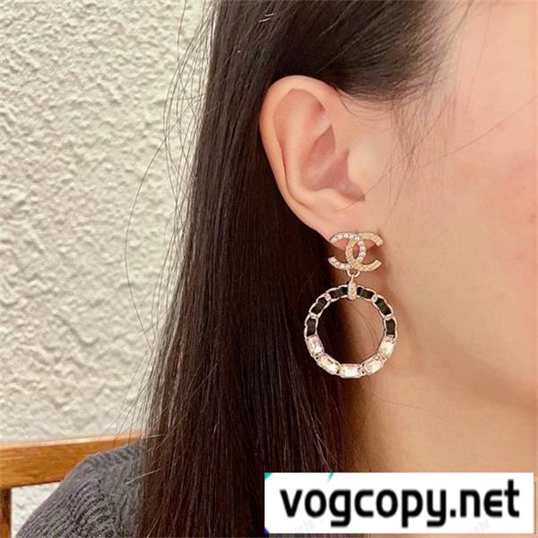 セール価格 シャネル スーパーコピー ピアス クリスタルフープ 