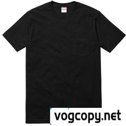 スタイルアップ効果高めのSupreme 14SS アンチヒーローポケット　シンプルデザインＴシャツ.