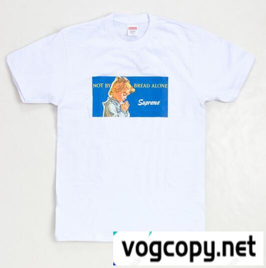 大人の落ち着いたシュプリーム伸縮性も抜群な Tシャツ  ホワイト.