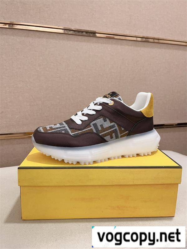FENDI スーパーコピー スニーカー ネイビーブルー FFロゴ グレー 