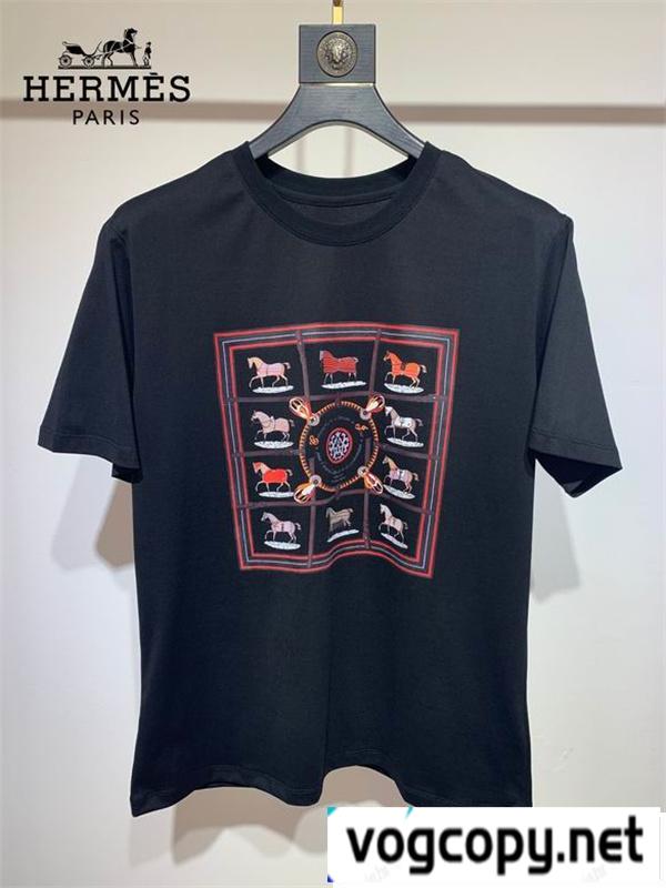 人気色】エルメスコピー HERMESメンズtシャツサイズ感リラックス2022 