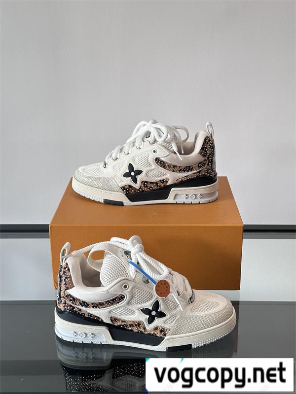 LOUIS VUITTON スーパーコピー スニーカー モノグラムフラワー ヒョウ 