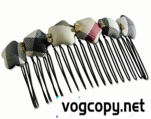 バーバリー コピー品激安 専用格子生地 ヘアコーム ヘアアクセサリー