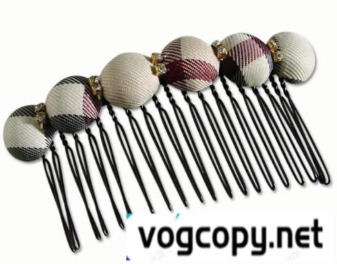 バーバリー コピー品激安 専用格子生地 ヘアコーム ヘアアクセサリー