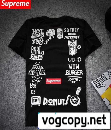 SUPREME シュプリーム偽物 カップルペアルック 半袖 Tシャツ