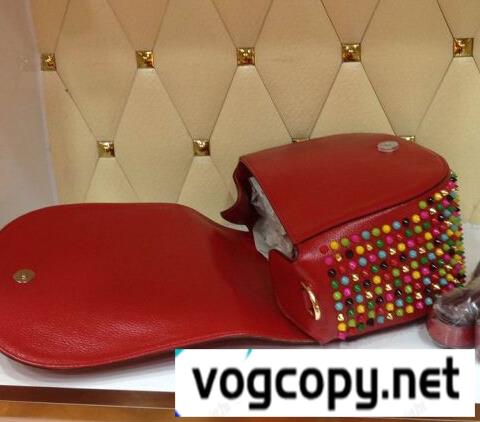 クリスチャンルブタン Christian Louboutin カラースパイク ショルダーバッグ