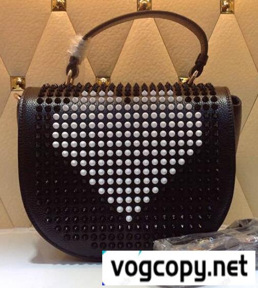 Christian Louboutin ハート型 スパイク ショルダーバッグ