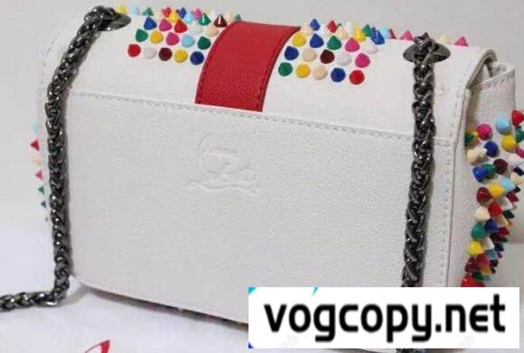 クリスチャンルブタン Christian Louboutin カラースパイク ショルダーバッグ